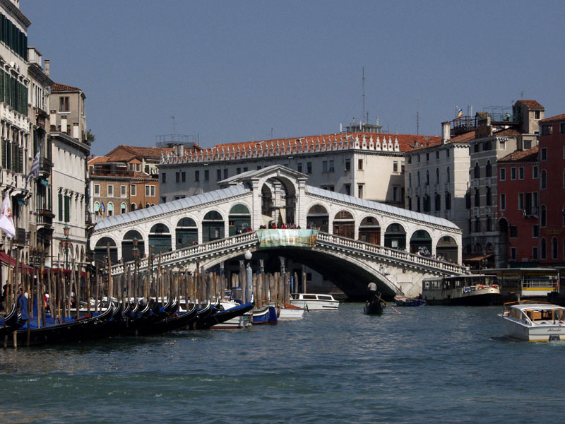Venezia Ponte Rialto Canale Grande