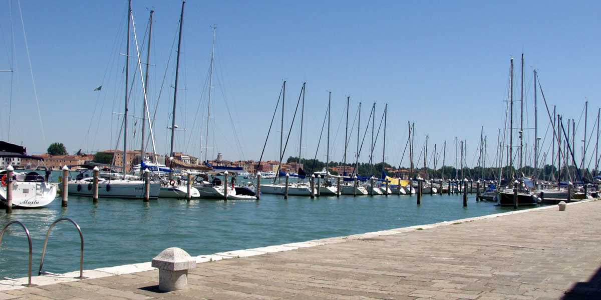 Venedig, Segelschiffhafen bei San Giorgio